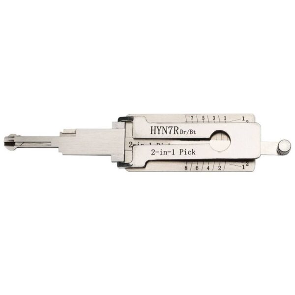 UrbanX Aftermarket Lishi Hyundai Kia HYN7R/HY12 SL 2 in 1 Pick Decoder