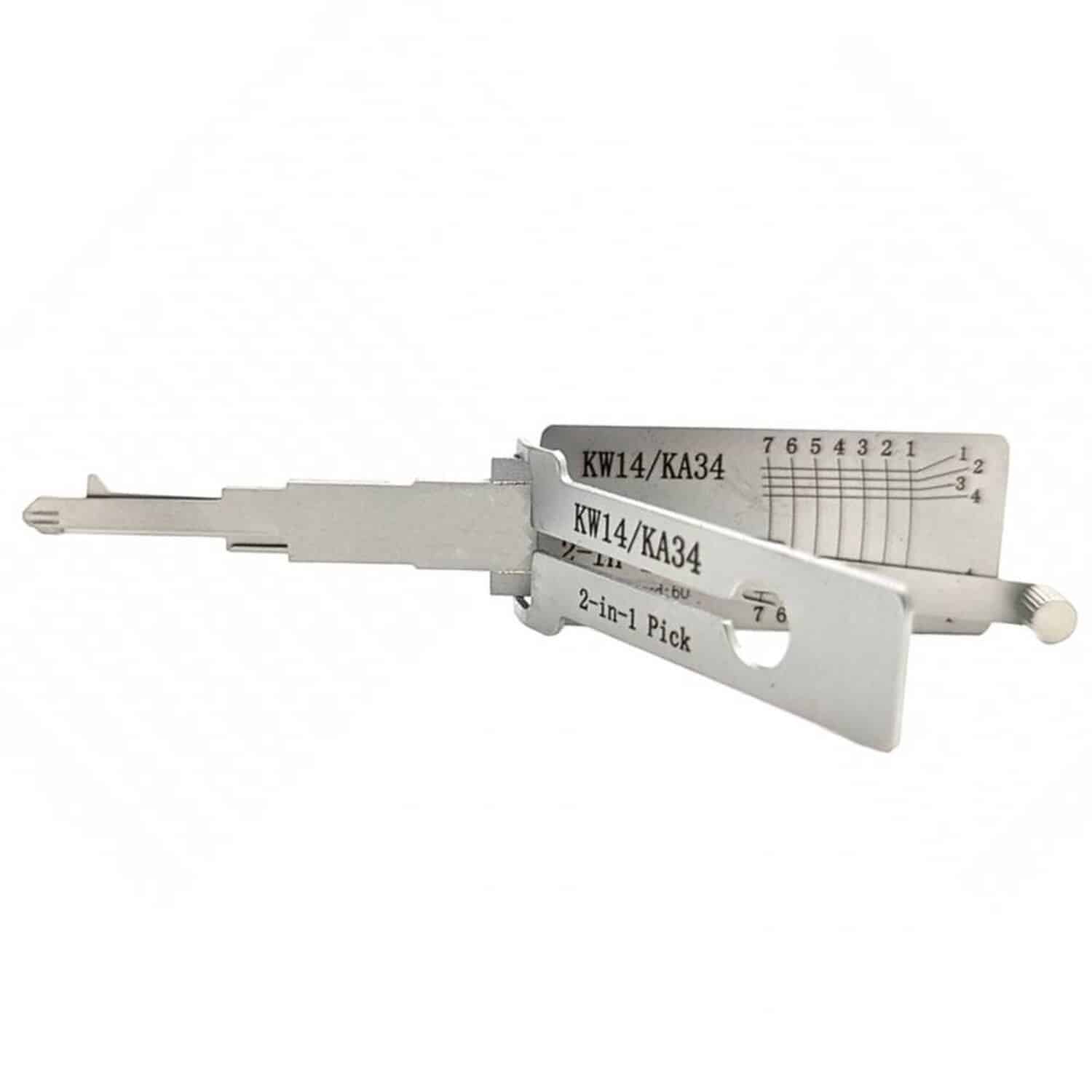 UrbanX Aftermarket LISHI KW14/KA34 2 in 1 Pick & Decoder - Anti Glare UrbanX Aftermarket LISHI KW14/KA34 2 in 1 Pick & Decoder - Anti Glare