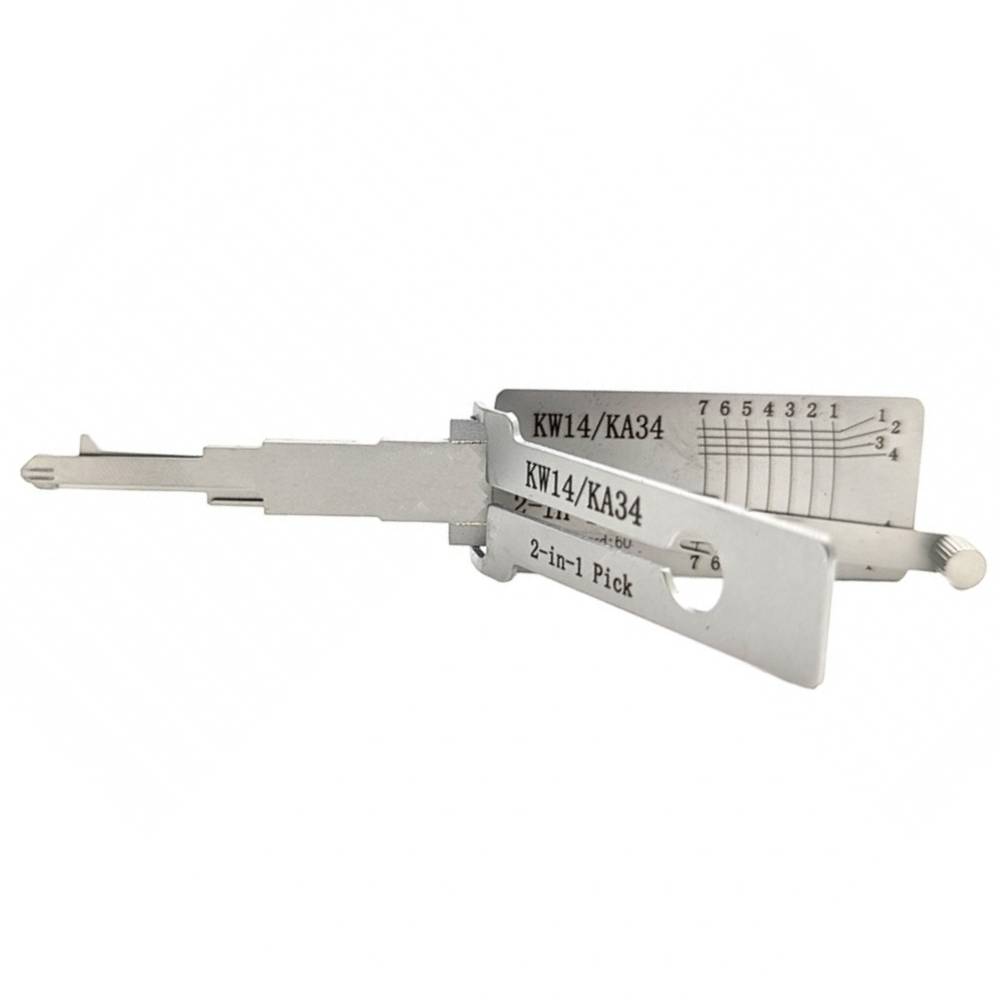UrbanX Aftermarket LISHI KW14/KA34 2 in 1 Pick & Decoder - Anti Glare UrbanX Aftermarket LISHI KW14/KA34 2 in 1 Pick & Decoder - Anti Glare