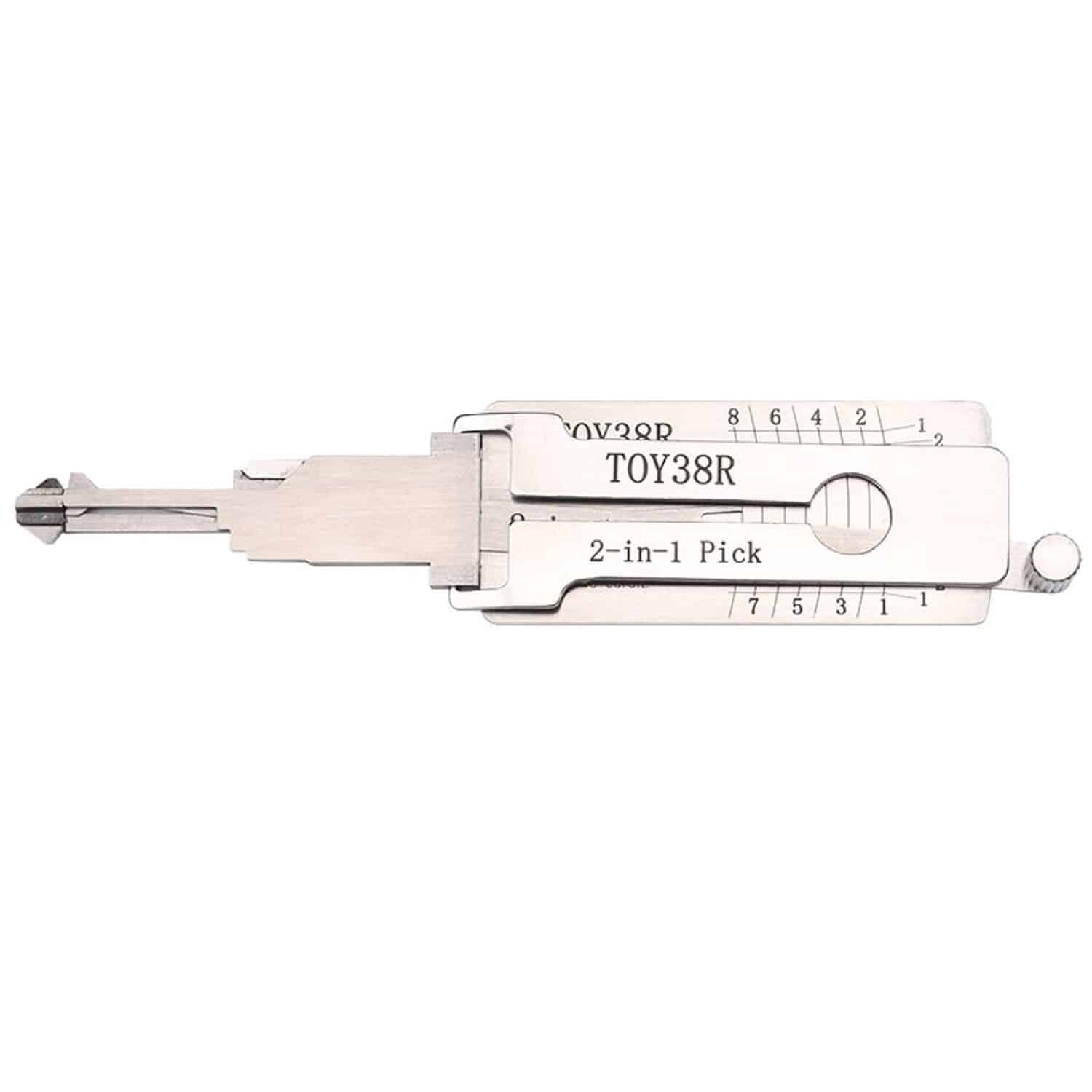 UrbanX Aftermarket LISHI TOY38R 8 Cut 2 In 1 Pick And Decoder UrbanX Aftermarket LISHI TOY38R 8 Cut 2 In 1 Pick And Decoder