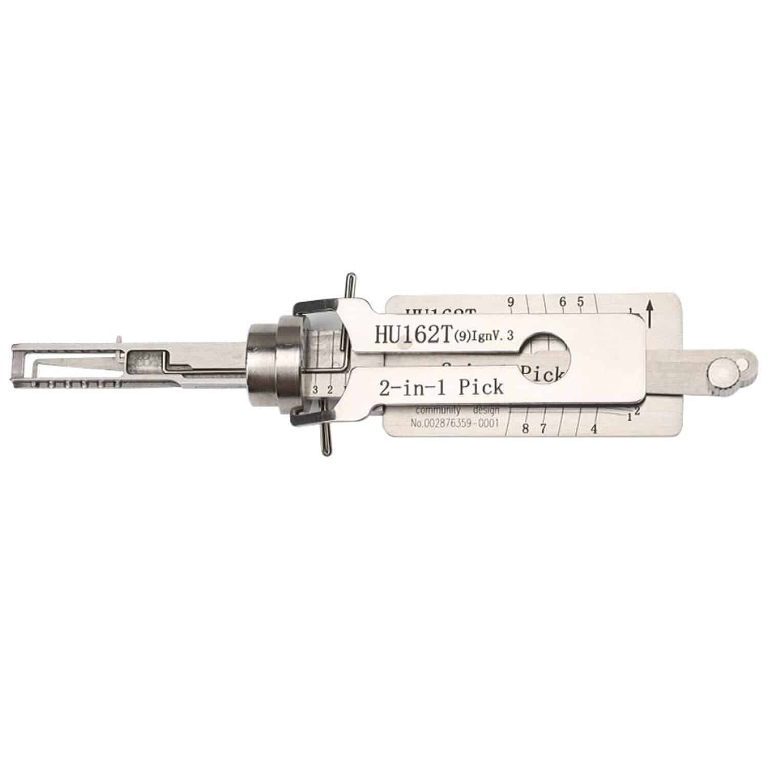 UrbanX Aftermarket Lishi VW Audi HU162T Side Cuts 9 Cut 2 In 1 Pick Decoder AG UrbanX Aftermarket Lishi VW Audi HU162T Side Cuts 9 Cut 2 In 1 Pick Decoder AG