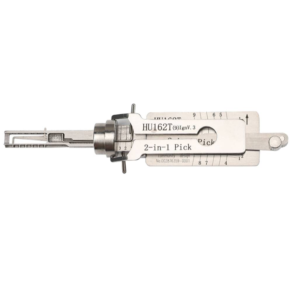 UrbanX Aftermarket Lishi VW Audi HU162T Side Cuts 9 Cut 2 In 1 Pick Decoder AG UrbanX Aftermarket Lishi VW Audi HU162T Side Cuts 9 Cut 2 In 1 Pick Decoder AG