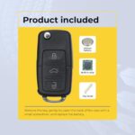 UrbanX (2-Pack) Replacement 2008 Volkswagen Golf Key Fob – FCC: NBG92596263, 1K0959753P – PN: 1K0959753P – 4 Button - Image 7