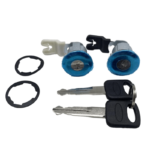 UrbanX Aftermarket 1986-1995 Ford Mercury Mazda H54 10 Cut Driver And Passengers Door Lock Cylinder Coded Chrome - image 1