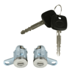 UrbanX Aftermarket 1995-2004 Toyota Tacoma Door Lock Cylinder Set Kit with Keys Front Pair - image 1