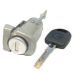 UrbanX Aftermarket 1998-2006 Volkswagen Audi HU66 LH Driver Door Lock Cylinder Coded - image 1
