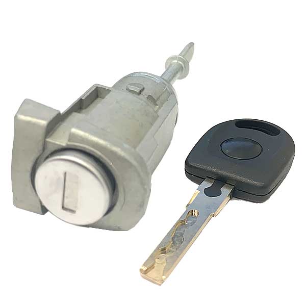 UrbanX Aftermarket 1998-2006 Volkswagen Audi HU66 LH Driver Door Lock Cylinder Coded - image 1