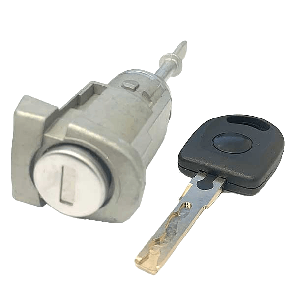 UrbanX Aftermarket 1998-2006 Volkswagen Audi HU66 LH Driver Door Lock Cylinder Coded - image 1