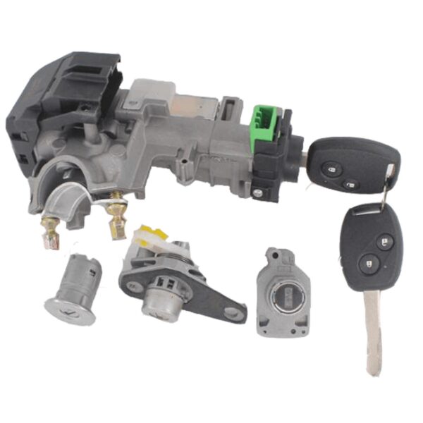 UrbanX Aftermarket 2006-2009 Honda Civic Ignition Auto Lock Cylinder And Left Door Cylinder Complete Set Coded - image 1