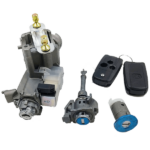 UrbanX Aftermarket 2012-2014 Honda Civic Ignition Auto Lock Cylinder And Left Door Cylinder Complete Set Coded - image 1