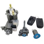 UrbanX Aftermarket 2012-2014 Honda Civic Ignition Auto Lock Cylinder And Left Door Cylinder Complete Set Coded - image 1