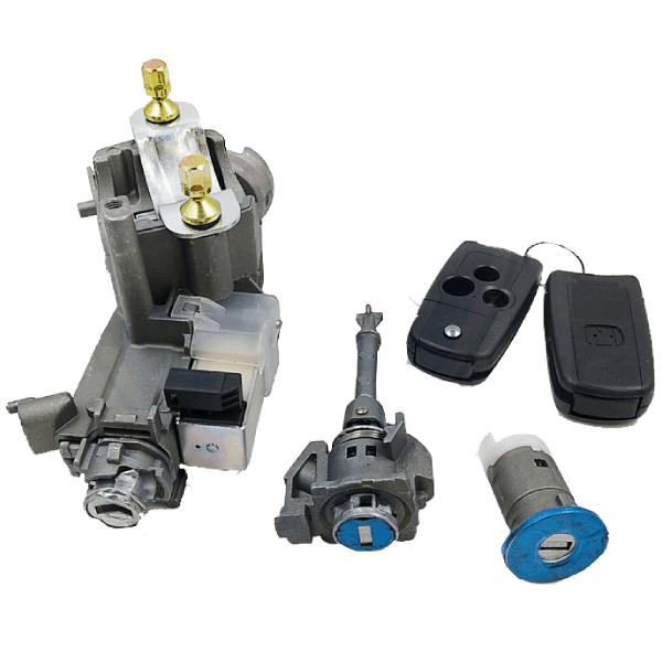 UrbanX Aftermarket 2012-2014 Honda Civic Ignition Auto Lock Cylinder And Left Door Cylinder Complete Set Coded - image 1