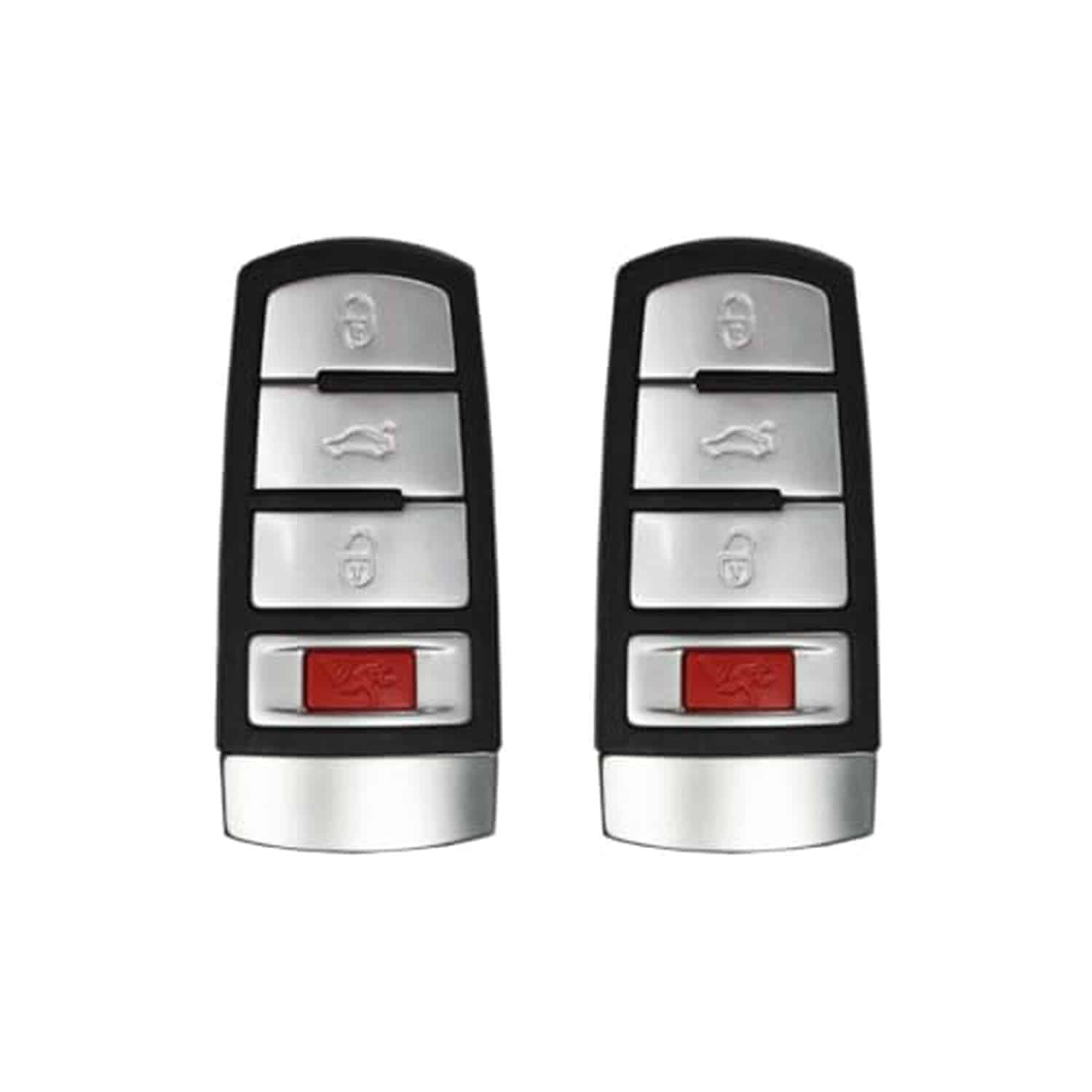 Approved UrbanX catalog image UrbanX (2-Pack) Replacement 2011 Volkswagen Passat Key Fob – FCC: NBG009066T – PN: 3C0 959 752, HLO 3C0 959 752 BB – 4 Button - Image 1