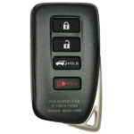 UrbanX Aftermarket Replacement Key Fob – FCC: HYQ14FBB – PN: 899040E160 – 4 Button