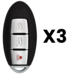 UrbanX Aftermarket Replacement Key Fob – FCC: CWTWBU729 – PN: 285E3EM31D – 3 Button – 3-Pack