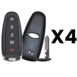 UrbanX Aftermarket Replacement Key Fob – FCC: M3N5WY8609 – PN: 164R8092 – 5 Button – 4-Pack