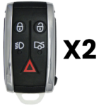 UrbanX Aftermarket Replacement Key Fob – FCC: KR55WK49244 – PN: C2P17155 – 5 Button – 2-Pack