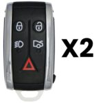 UrbanX Aftermarket Replacement Key Fob – FCC: KR55WK49244 – PN: C2P17155 – 5 Button – 2-Pack