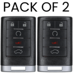 UrbanX Aftermarket Replacement Key Fob – FCC: OUC6000066 – PN: 20998254 – 5 Button – 2-Pack
