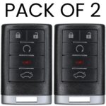 UrbanX Aftermarket Replacement Key Fob – FCC: OUC6000066 – PN: 20998254 – 5 Button – 2-Pack