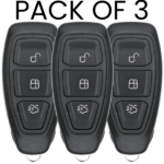 UrbanX Aftermarket Replacement Key Fob – FCC: KR55WK48801 – PN: 164-R8048 – 3 Button – 3-Pack