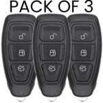 UrbanX Aftermarket Replacement Key Fob – FCC: KR55WK48801 – PN: 164-R8048 – 3 Button – 3-Pack