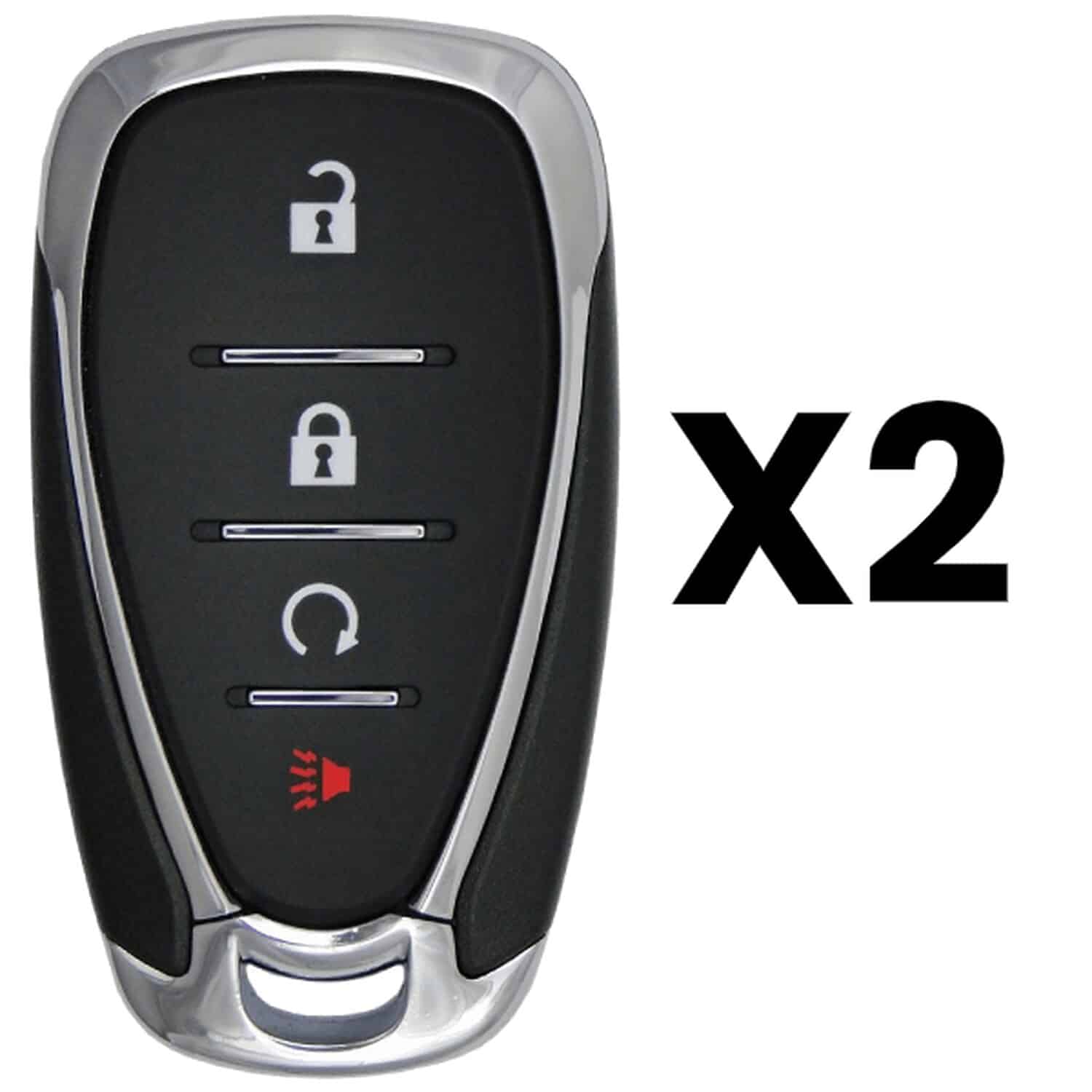 UrbanX Aftermarket Replacement Key Fob – FCC: HYQ4EA – PN: 13598815 – 4 Button – 2-Pack UrbanX Aftermarket Replacement Key Fob – FCC: HYQ4EA – PN: 13598815 – 4 Button – 2-Pack - Image 1