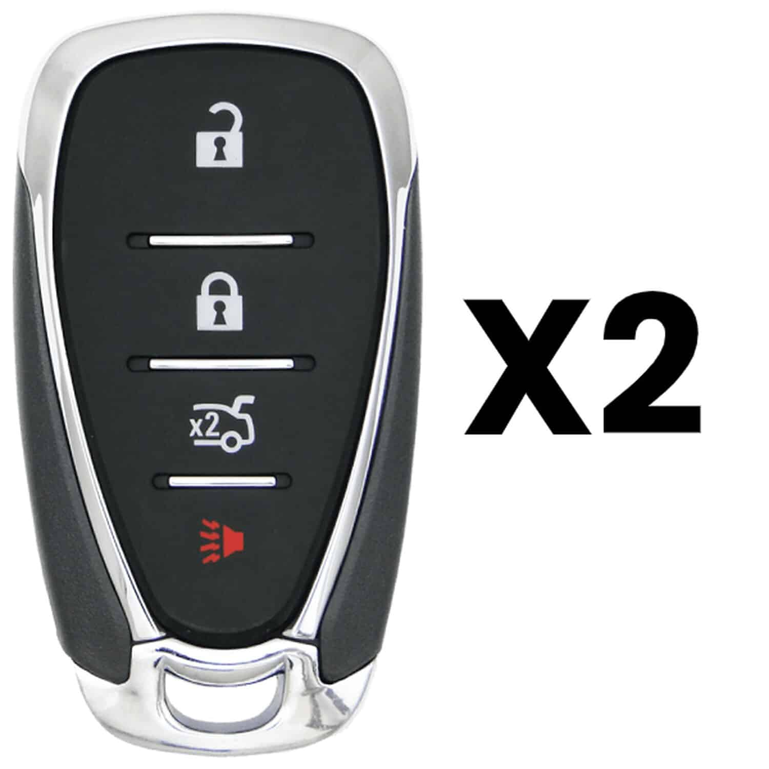 UrbanX Aftermarket Replacement Key Fob – FCC: HYQ4EA – PN: 13508771 – 4 Button – 2-Pack UrbanX Aftermarket Replacement Key Fob – FCC: HYQ4EA – PN: 13508771 – 4 Button – 2-Pack - Image 1
