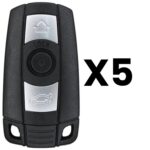 UrbanX Aftermarket Replacement Key Fob – FCC: KR55WK49127 – PN: 6986583-05 – 3 Button – 5-Pack