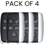 UrbanX Aftermarket Replacement Key Fob – FCC: KOBJTF10A – PN: CH22-15K601-AB – 5 Button – 4-Pack