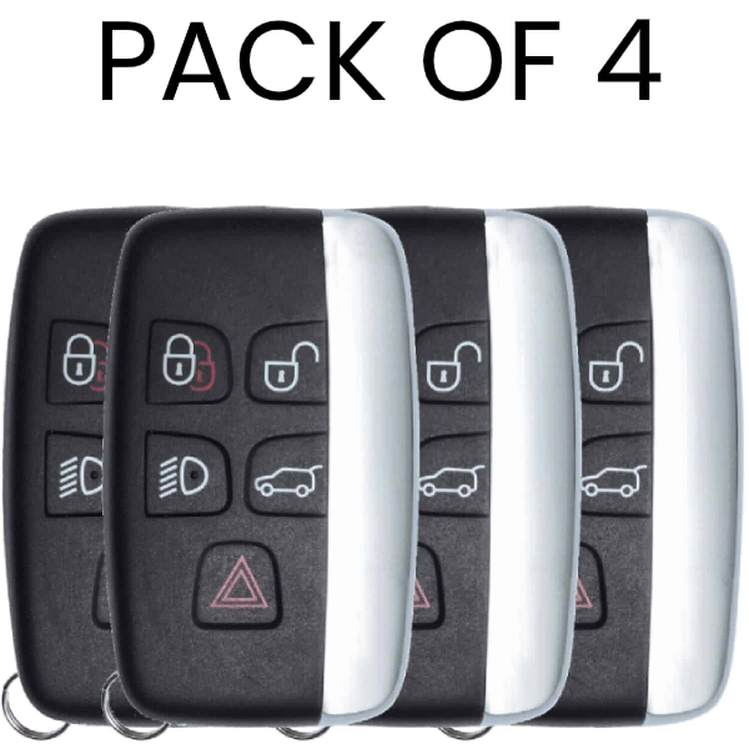 UrbanX Aftermarket Replacement Key Fob – FCC: KOBJTF10A – PN: CH22-15K601-AB – 5 Button – 4-Pack UrbanX Aftermarket Replacement Key Fob – FCC: KOBJTF10A – PN: CH22-15K601-AB – 5 Button – 4-Pack - Image 1