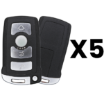 UrbanX Aftermarket Replacement Key Fob – FCC: LX8766S – PN: 2911A – 4 Button – 5-Pack