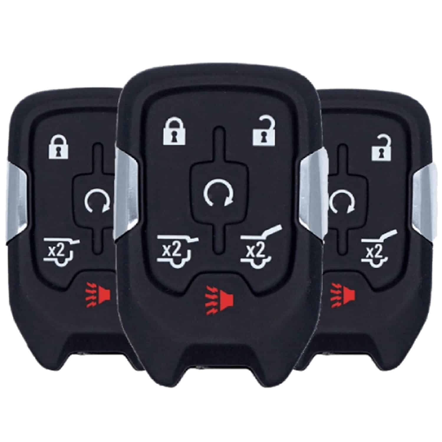 UrbanX Aftermarket Replacement Key Fob – FCC: HYQ1AA – PN: 13580802 – 6 Button – 3-Pack UrbanX Aftermarket Replacement Key Fob – FCC: HYQ1AA – PN: 13580802 – 6 Button – 3-Pack - Image 1