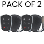 UrbanX Aftermarket Replacement 2015-2020 Cadillac Escalade Key Fob – FCC: HYQ2AB – PN: 13510242 – 6 Button – 2-Pack