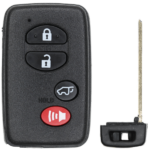 UrbanX Aftermarket Replacement 2010-2015 Toyota Venza Key Fob – FCC: HYQ14ACX – PN: 899040T060 – 4 Button