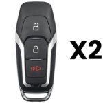 UrbanX Aftermarket Replacement Key Fob – FCC: M3N-A2C31243800 – PN: 164-R8111 – 3 Button – 2-Pack