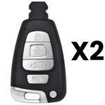 UrbanX Aftermarket Replacement 2007-2012 Hyundai Veracruz Key Fob – FCC: SY5VISMKFNA04 – PN: 954403J600 – 4 Button – 2-Pack
