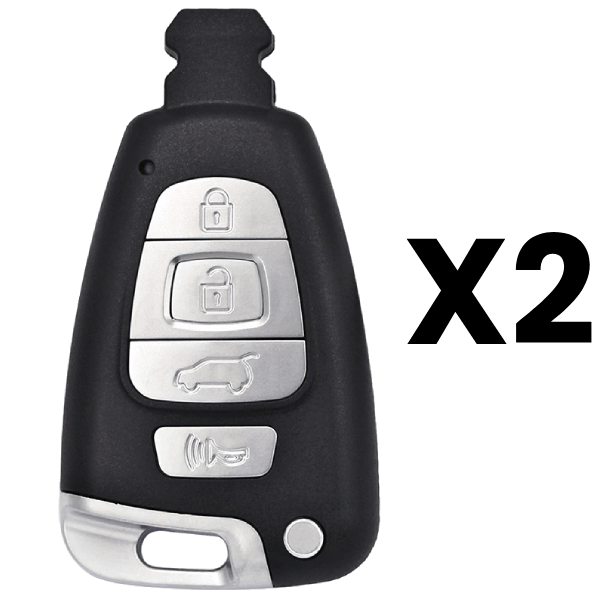 UrbanX Aftermarket Replacement 2007-2012 Hyundai Veracruz Key Fob – FCC: SY5VISMKFNA04 – PN: 954403J600 – 4 Button – 2-Pack UrbanX Aftermarket Replacement 2007-2012 Hyundai Veracruz Key Fob – FCC: SY5VISMKFNA04 – PN: 954403J600 – 4 Button – 2-Pack - Image 1