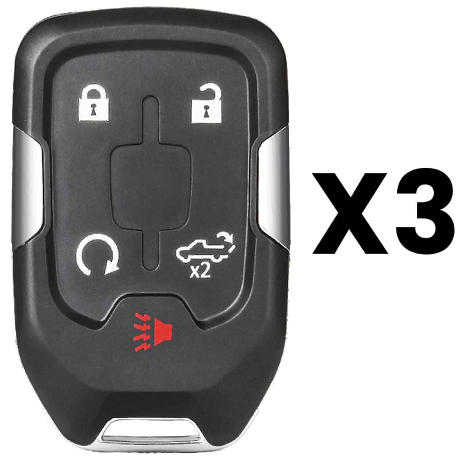 UrbanX Aftermarket Replacement Key Fob – FCC: HYQ1EA – PN: 13508398 – 5 Button – 3-Pack UrbanX Aftermarket Replacement Key Fob – FCC: HYQ1EA – PN: 13508398 – 5 Button – 3-Pack - Image 1