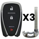 UrbanX Aftermarket Replacement Key Fob – FCC: HYQ4EA – PN: 13519177 – 3 Button – 3-Pack