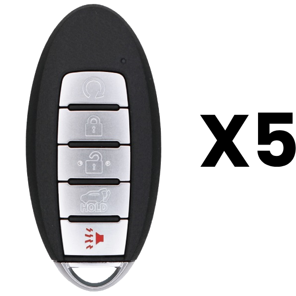 UrbanX Aftermarket Replacement 2019-2020 Nissan Rogue Key Fob – FCC: KR5TXN4 – PN: 285E36RR7A – 5 Button – 5-Pack UrbanX Aftermarket Replacement 2019-2020 Nissan Rogue Key Fob – FCC: KR5TXN4 – PN: 285E36RR7A – 5 Button – 5-Pack - Image 1