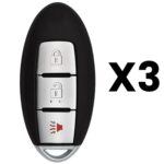 UrbanX Aftermarket Replacement Key Fob – FCC: KR5S180144014 – PN: 285E35AA1C – 3 Button – 3-Pack