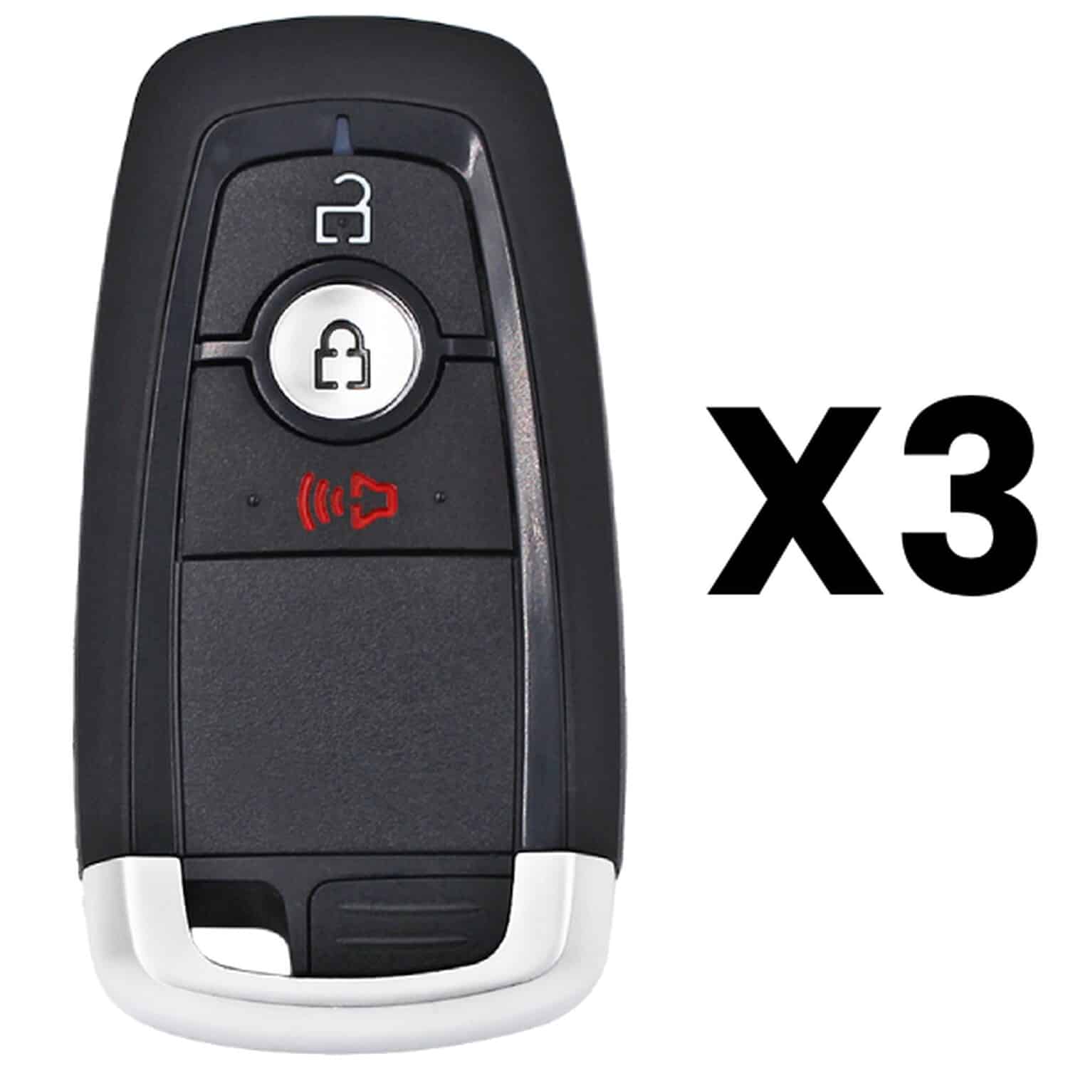 UrbanX Aftermarket Replacement Key Fob – FCC: M3N-A2C93142300 – PN: 164R8163 – 3 Button – 3-Pack UrbanX Aftermarket Replacement Key Fob – FCC: M3N-A2C93142300 – PN: 164R8163 – 3 Button – 3-Pack - Image 1