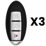 UrbanX Aftermarket Replacement Key Fob – FCC: KR5TXN7 – PN: 285E39UF1B – 3 Button – 3-Pack