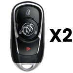 UrbanX Aftermarket Replacement 2018-2020 Buick Regal Key Fob – FCC: HYQ4EA – PN: 13506667 – 3 Button – 2-Pack