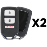 UrbanX Aftermarket Replacement 2013-2015 Honda Crosstour Key Fob – FCC: ACJ932HK1210A – PN: 72147-TP6-A51 – 3 Button – 2-Pack