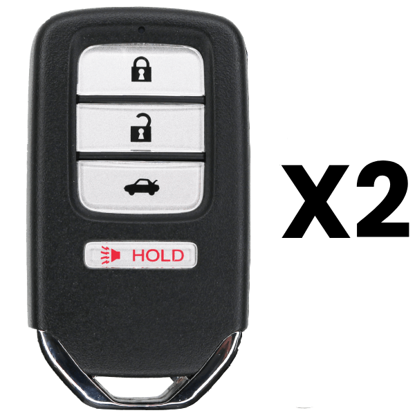 UrbanX Aftermarket Replacement 2018-2020 Honda Accord Key Fob – FCC: CWTWB1G0090 – PN: 72147TVAA11 – 4 Button – 2-Pack UrbanX Aftermarket Replacement 2018-2020 Honda Accord Key Fob – FCC: CWTWB1G0090 – PN: 72147TVAA11 – 4 Button – 2-Pack - Image 1