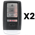 UrbanX Aftermarket Replacement 2018-2020 Acura TLX Key Fob – FCC: KR5V2X – PN: 72147TZ3A21 – 4 Button – 2-Pack