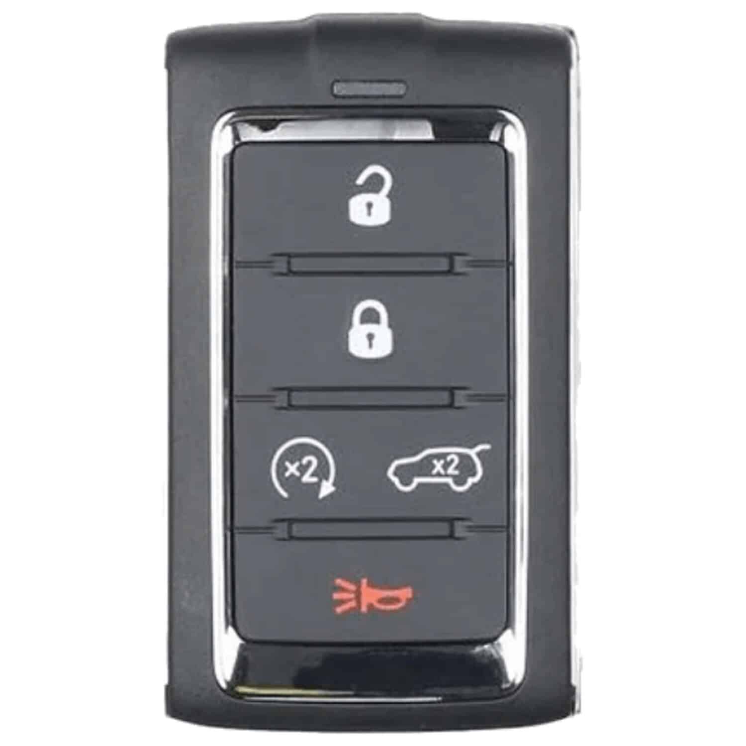 UrbanX Aftermarket Replacement Key Fob – FCC: M3NWXF0B1 – PN: 68469565AA – 5 Button UrbanX Aftermarket Replacement Key Fob – FCC: M3NWXF0B1 – PN: 68469565AA – 5 Button - Image 1