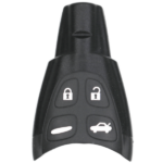 UrbanX Aftermarket Replacement 2003-2011 Saab 9-3 Key Fob – FCC: LTQSAAM433TX – PN: 12783781 – 4 Button